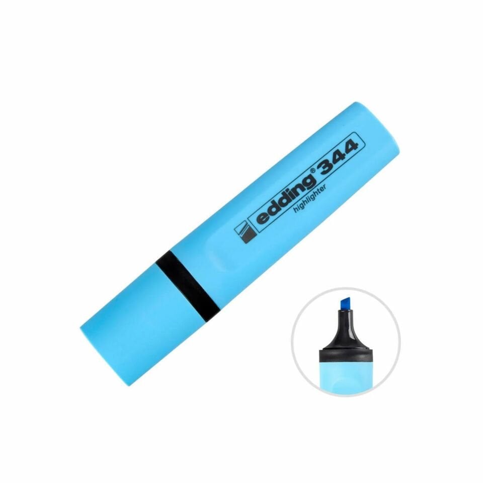 EDDİNG FOSFORLU KALEM E-344 MAVİ