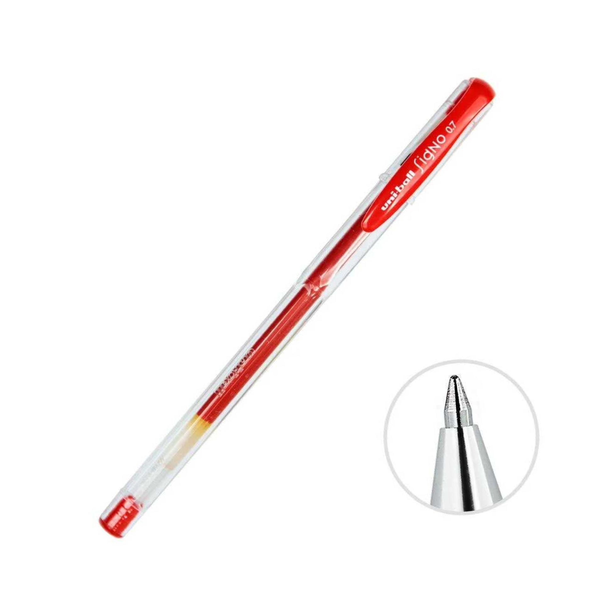 UNİBALL SIGNO FİNE 0.7 JEL KALEM KIRMIZI