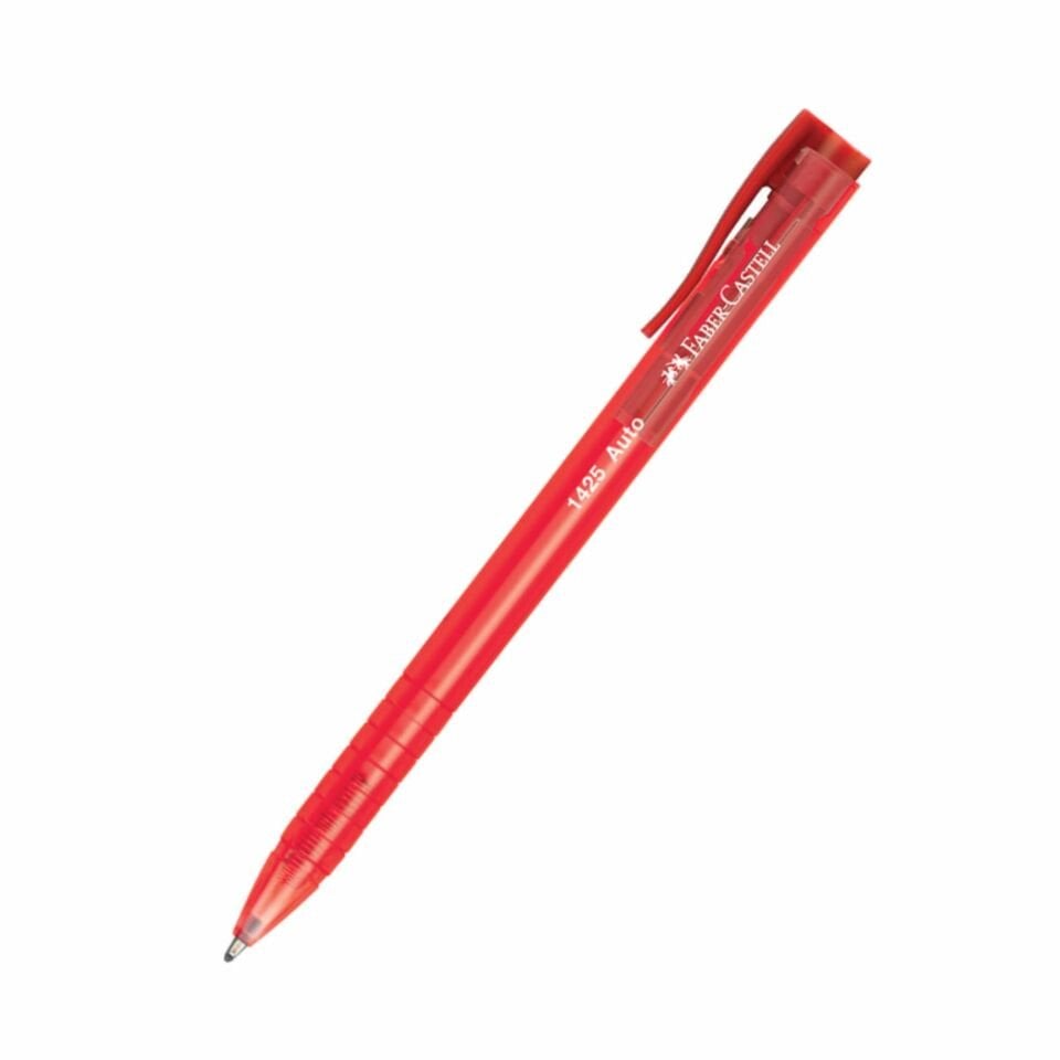 FABER CASTELL 1425 AUTO TÜKENMEZ KALEM KIRMIZI