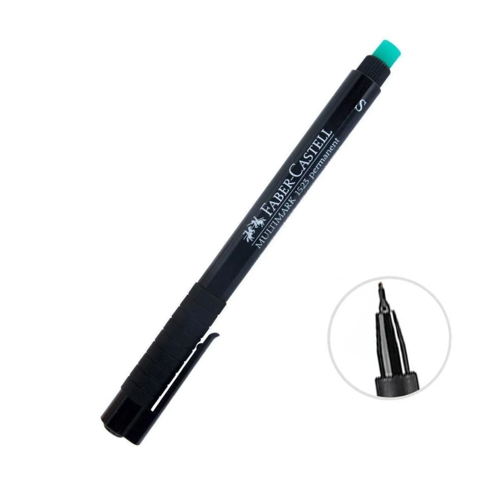 FABER CASTELL 1523 PERMANENT KALEM (S) SİYAH