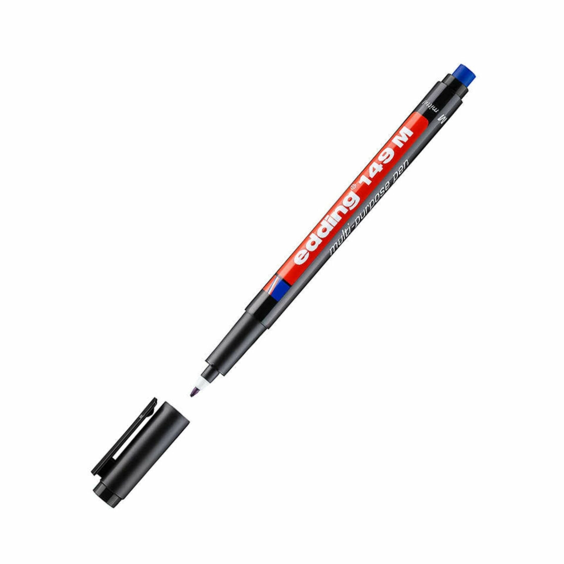 EDDING ASETAT KALEMİ SİLGİLİ E-149M SİYAH