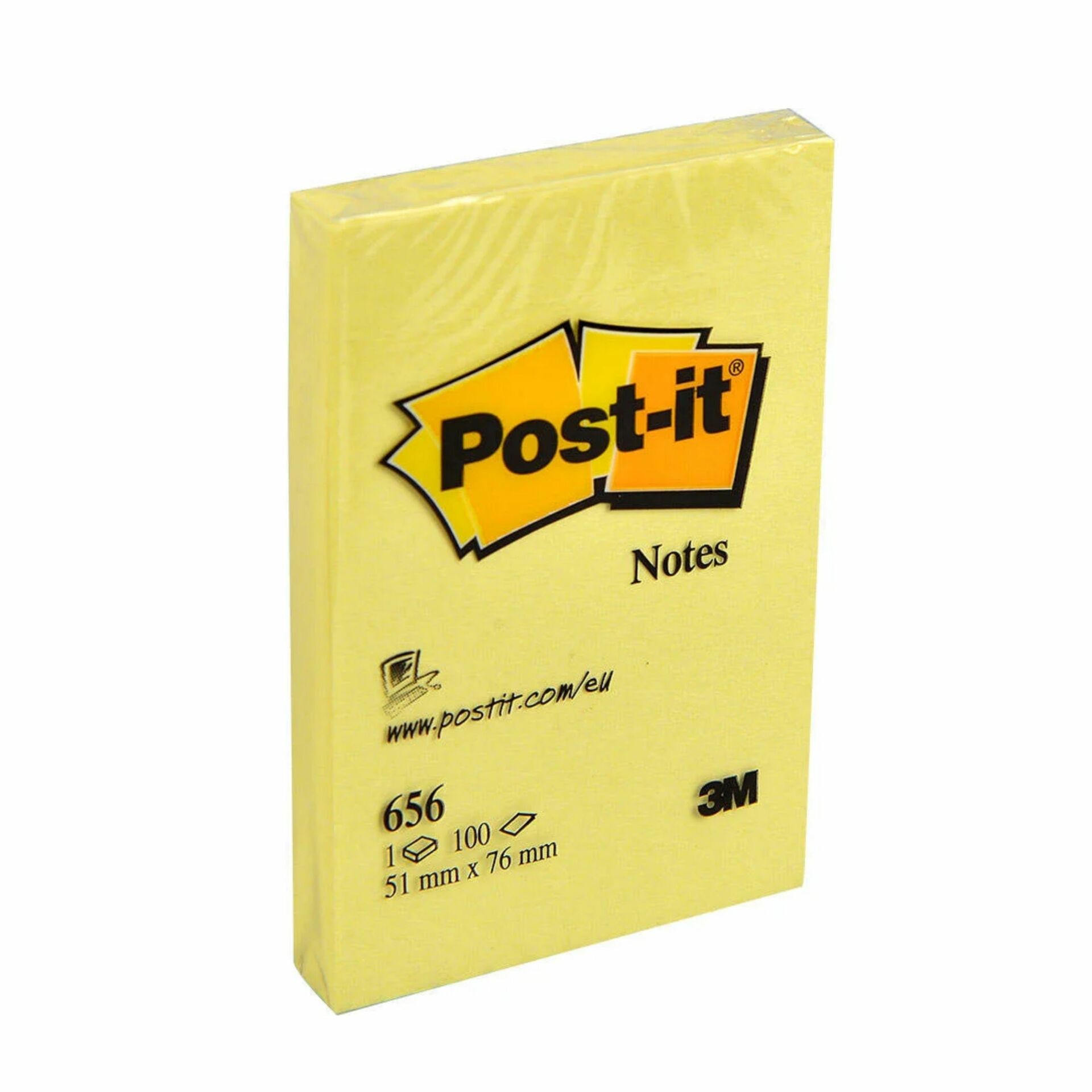 POST-IT YAPIŞKANLI NOT K. SARI 51x76 656-S