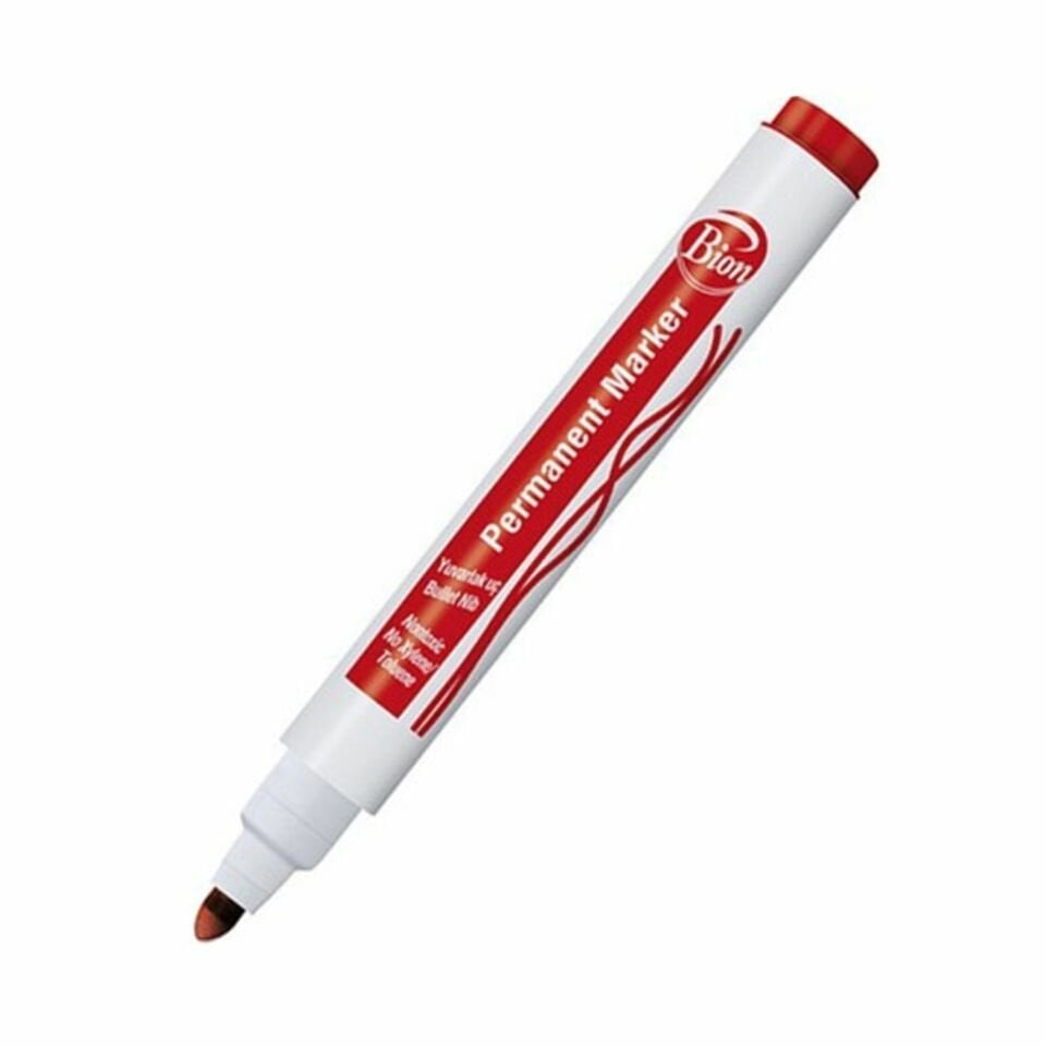 MAS BİON PERMANENT MARKER - KIRMIZI