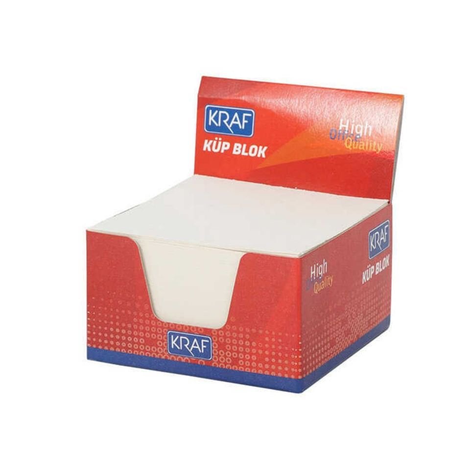 KRAF KÜP BLOK BEYAZ 8X8 CM 115G