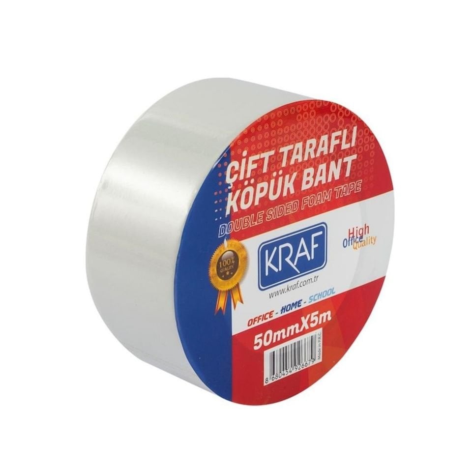 KRAF ÇİFT TARAFLI BANT 50MMX25M