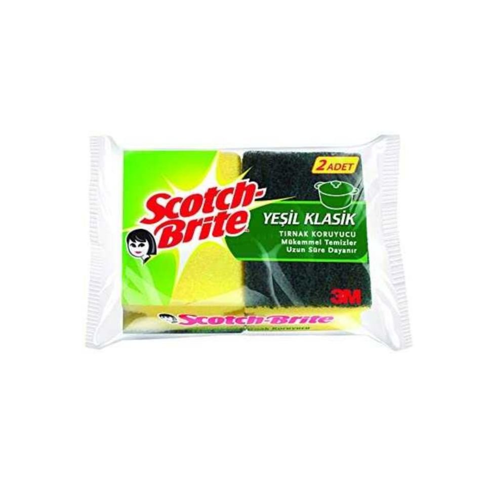 SCOTCH BRİTE 2'Lİ B.SÜNGERİ OLUKLU