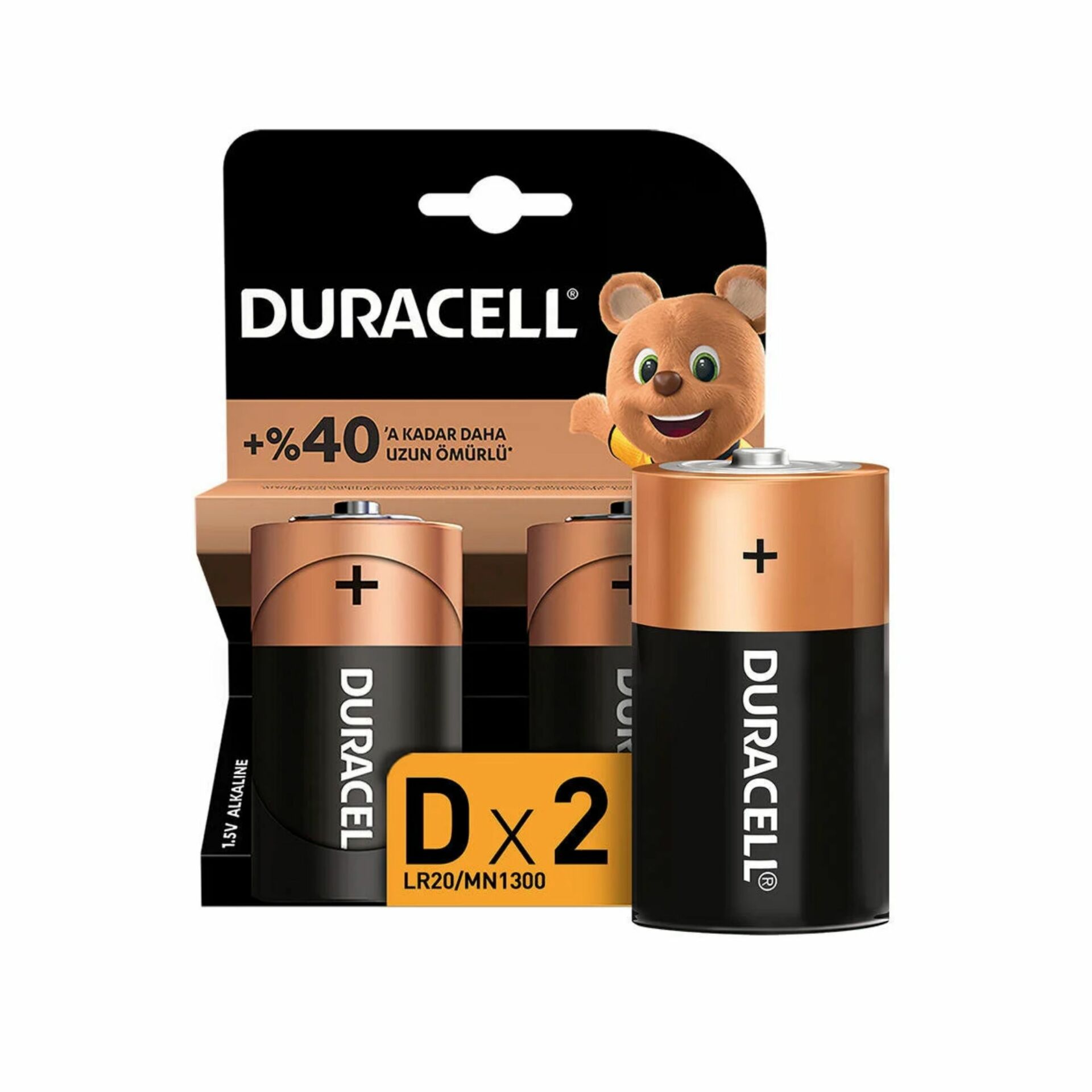 DURACELL PİL D BÜYÜK BOY 2 Lİ