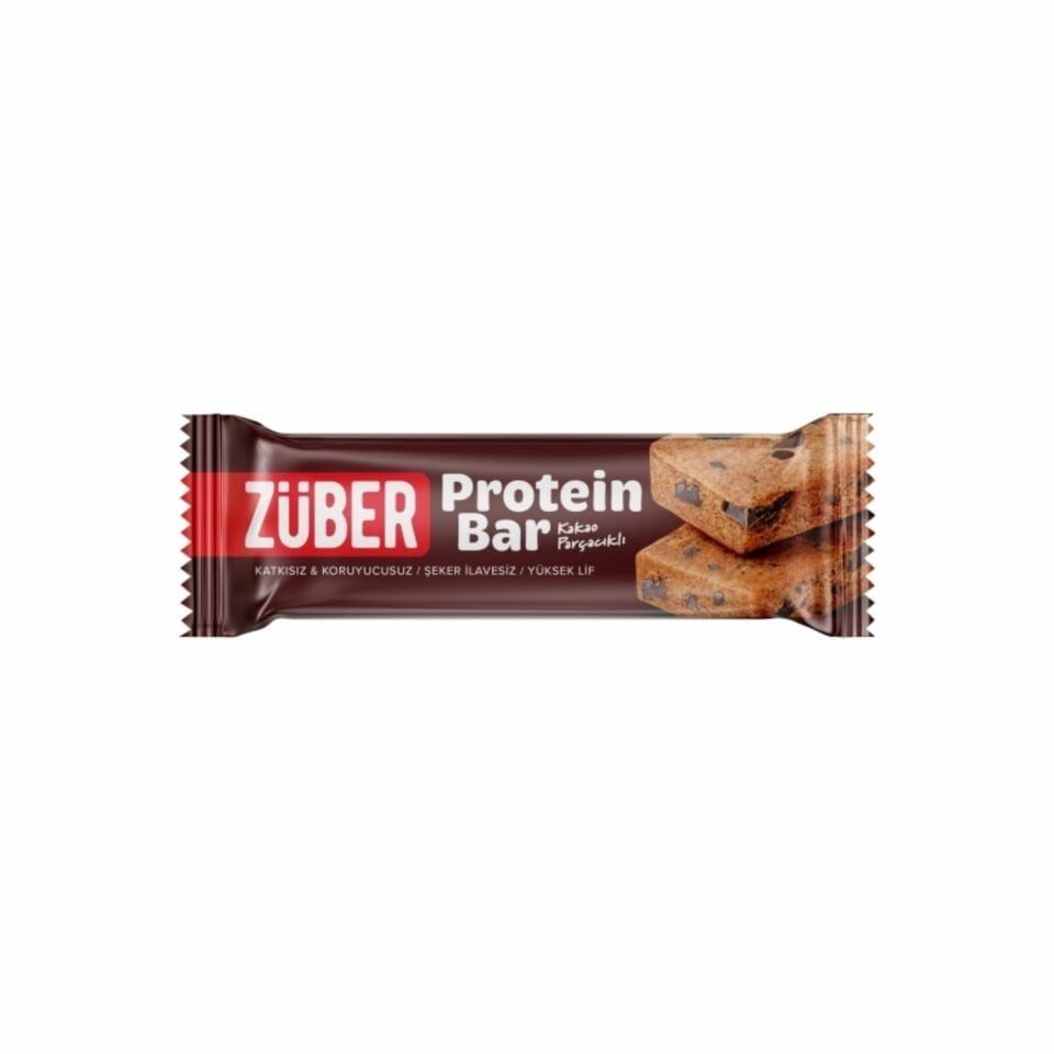 ZÜBER KAKAO PARÇACIKLI  HI-PROTEİN BAR 35 GR