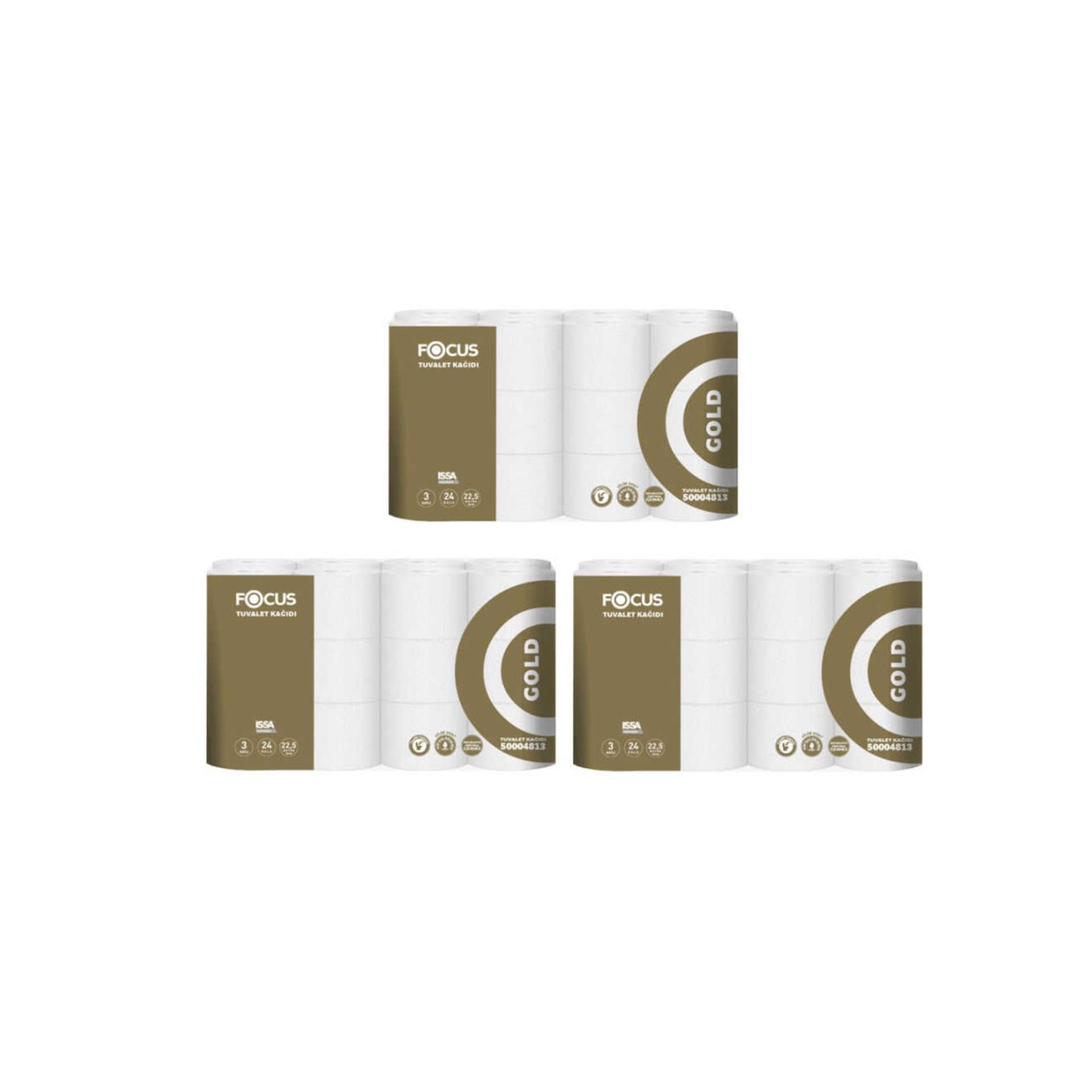 FOCUS GOLD TUVALET KAGIDI 24X3 72 Lİ