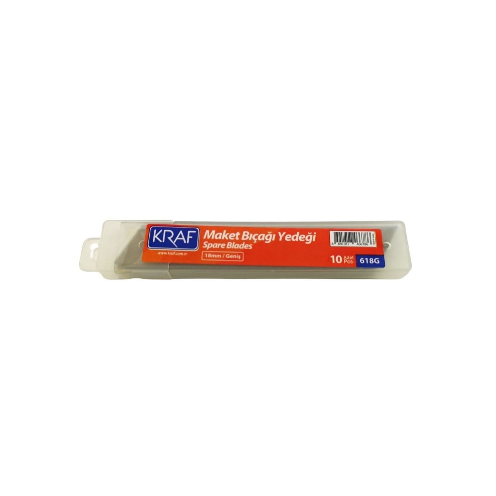 KRAF MAKET BIÇAĞI YEDEĞİ GENİŞ 618G 10 LU