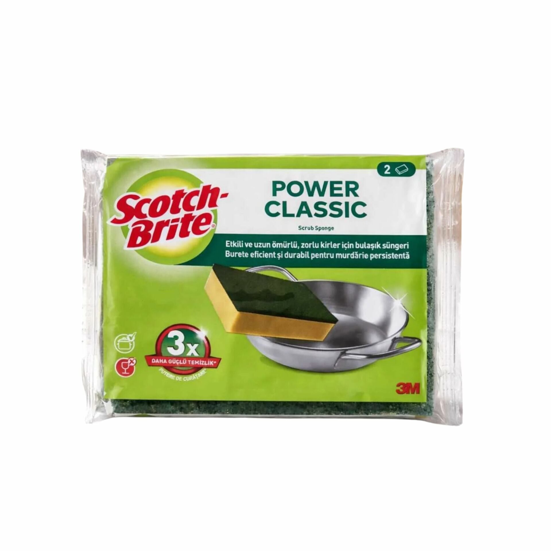 SCOTCH BRİTE 2'Lİ B.SÜNGERİ OLUKSUZ
