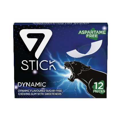 7STICK SEKERSIZ 12LI KARIŞIK MEYVE AROMALI SAKIZ 33gr