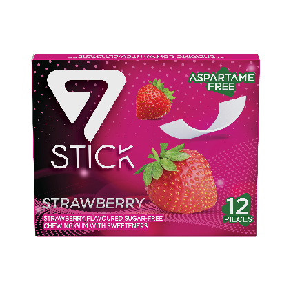 7STICK SEKERSIZ 12LI ÇİLEK AROMALI SAKIZ 33gr