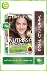 Garnier Nutrisse Yoğun Besleyici Kalıcı Krem Saç Boyası - 6N Doğal Koyu Kumral