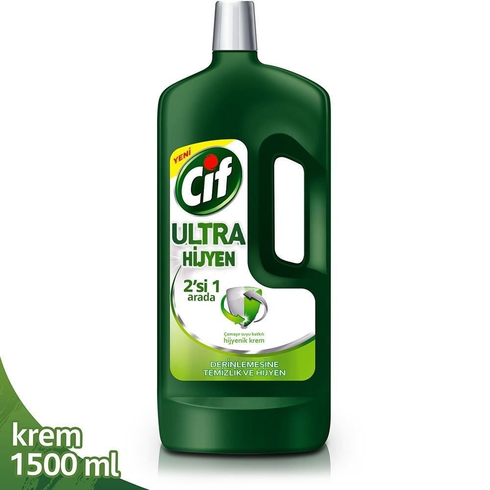 Cif Ultra Hijyen Krem Temizleyici 1500 ml