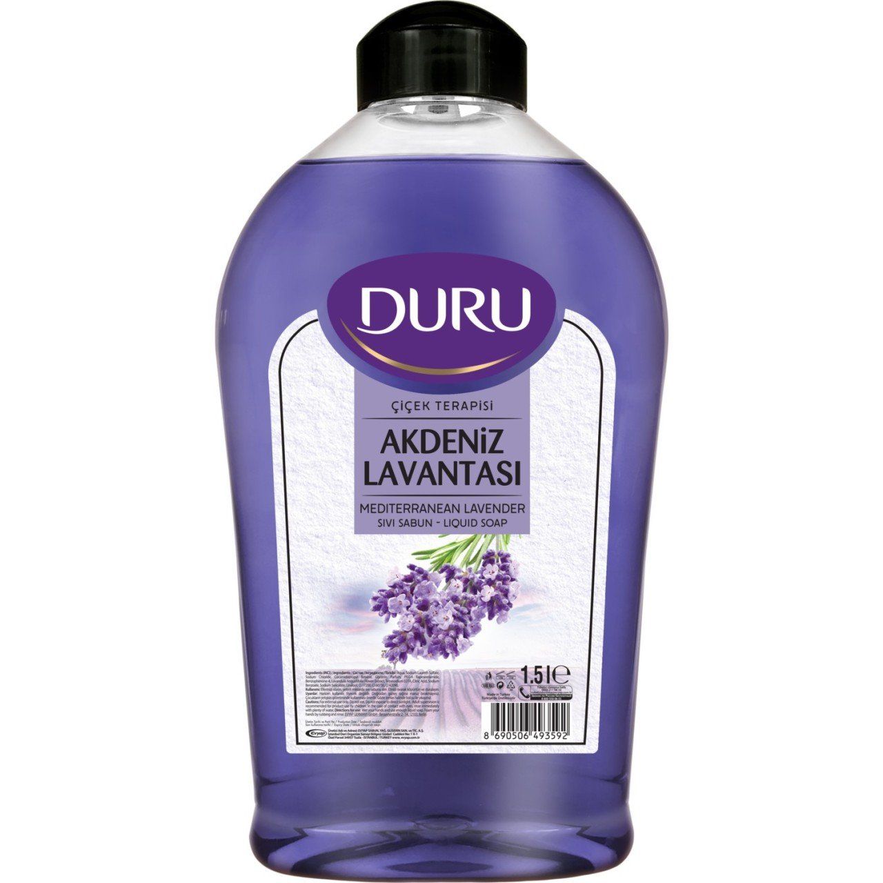 Duru Çiçek Terapisi Akdeniz Lavantası Sıvı Sabun 1.5 Lt.