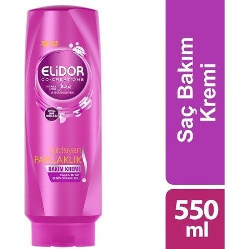 Elidor Saç Bakım Kremi Işıldayan Parlaklık 550 ml