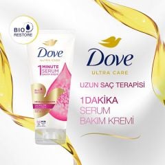 Dove Ultra Care 1 Minute Serum Saç Bakım Kremi Uzun Saç Terapisi 170 ml