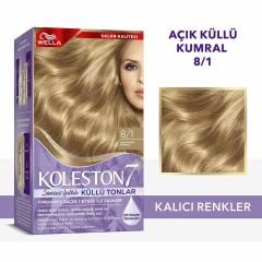 Wella Koleston Supreme Sonsuz Işıltılı Küllü Tonlar Saç Boyası 8/1 Açık Küllü Kumral