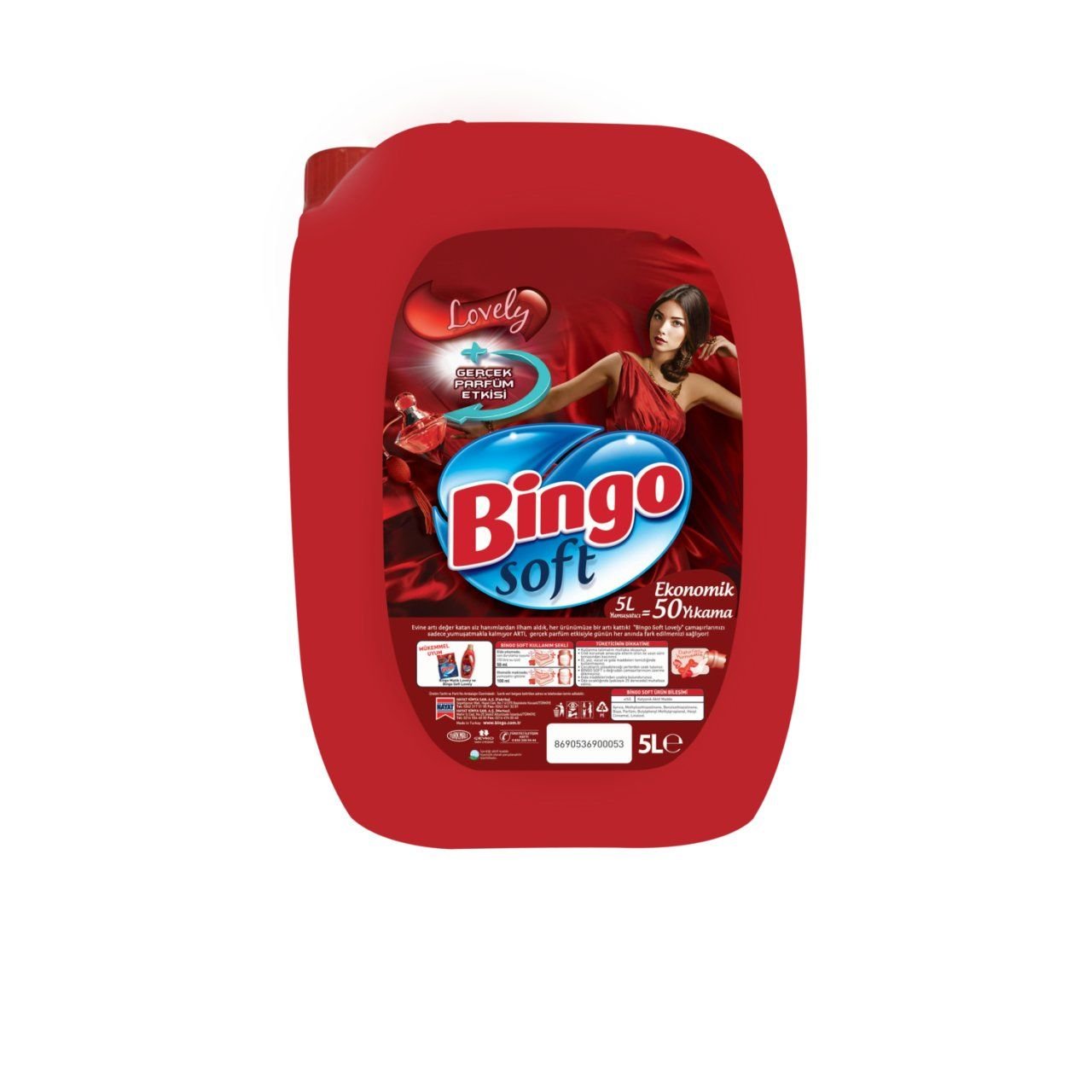 Bingo Soft Çamaşır Yumuşatıcısı Lovely 5 Lt.