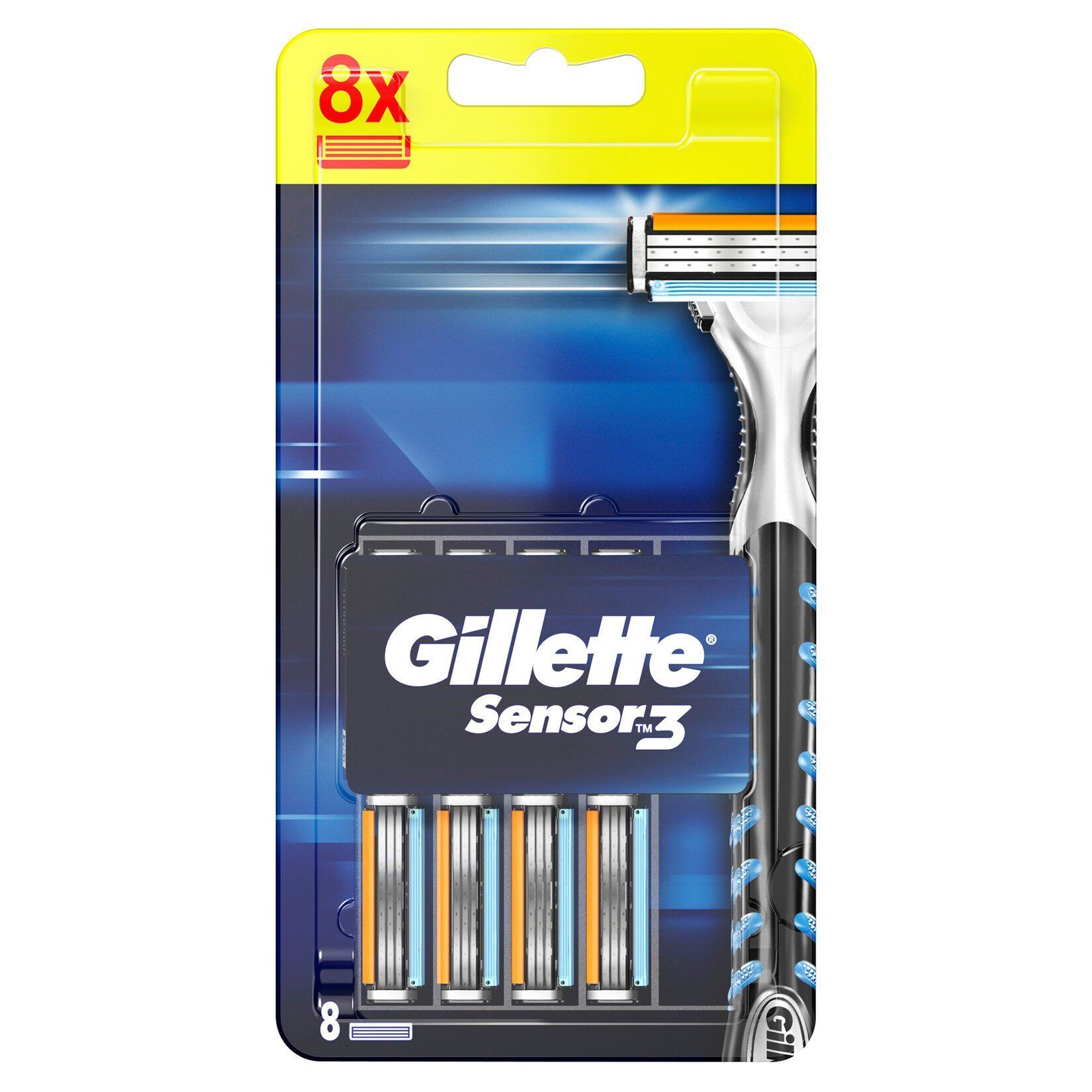 Gillette Sensor3 8 Adet Yedek Tıraş Bıçağı