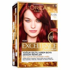 L'Oreal Paris Excellence Intense Saç Boyası 6.66 Yoğun Kızıl