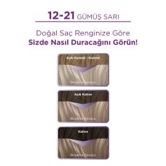 Palette Göz Alıcı Renkler 12-21 - Gümüş Sarı