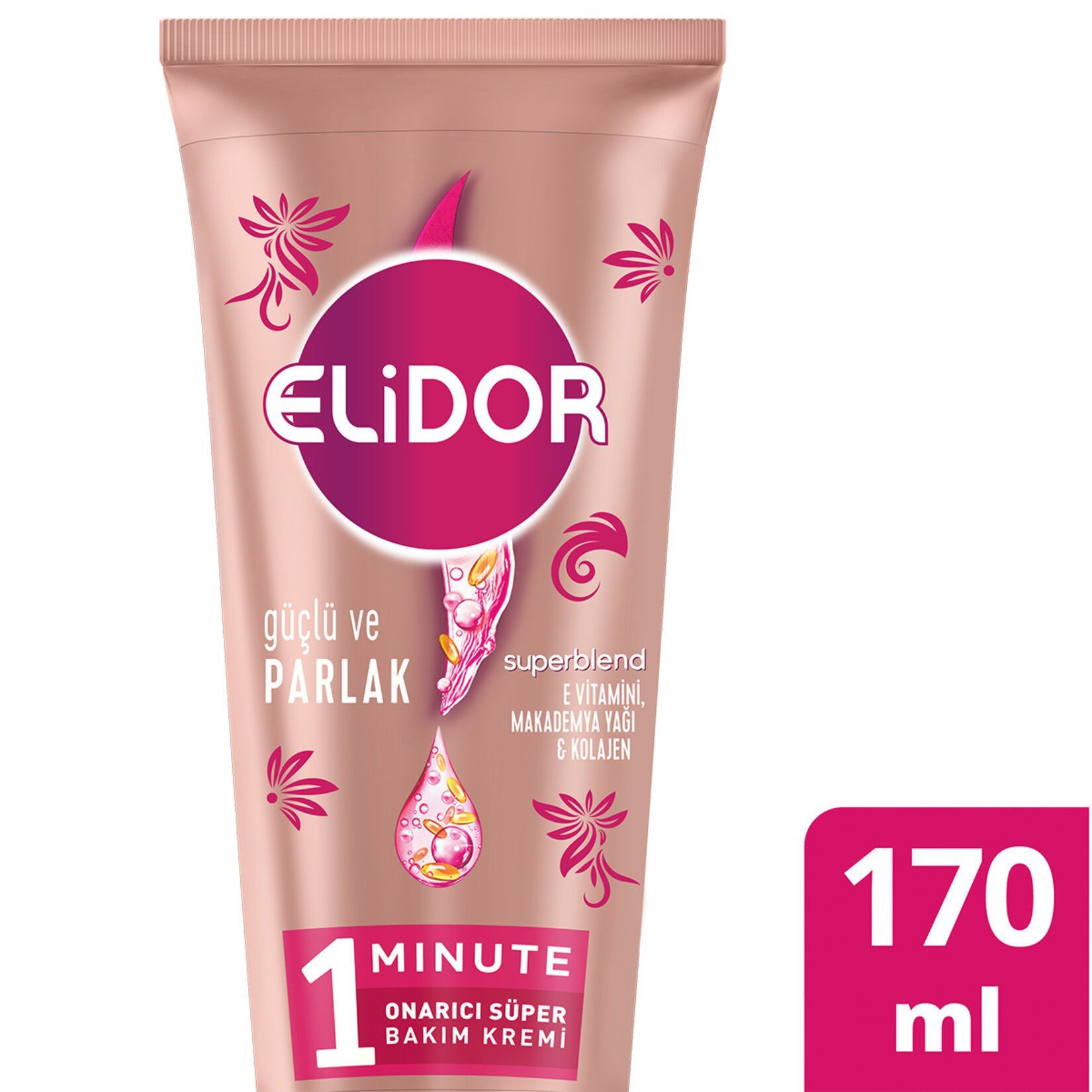 Elidor Onarıcı Süper Bakım Kremi Güçlü ve Parlak 170 ml