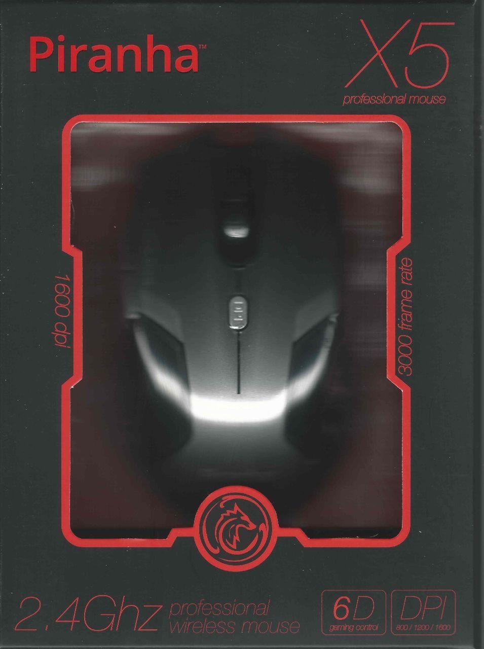 Piranha 7633 X5 Kablosuz Mouse 2.4Ghz