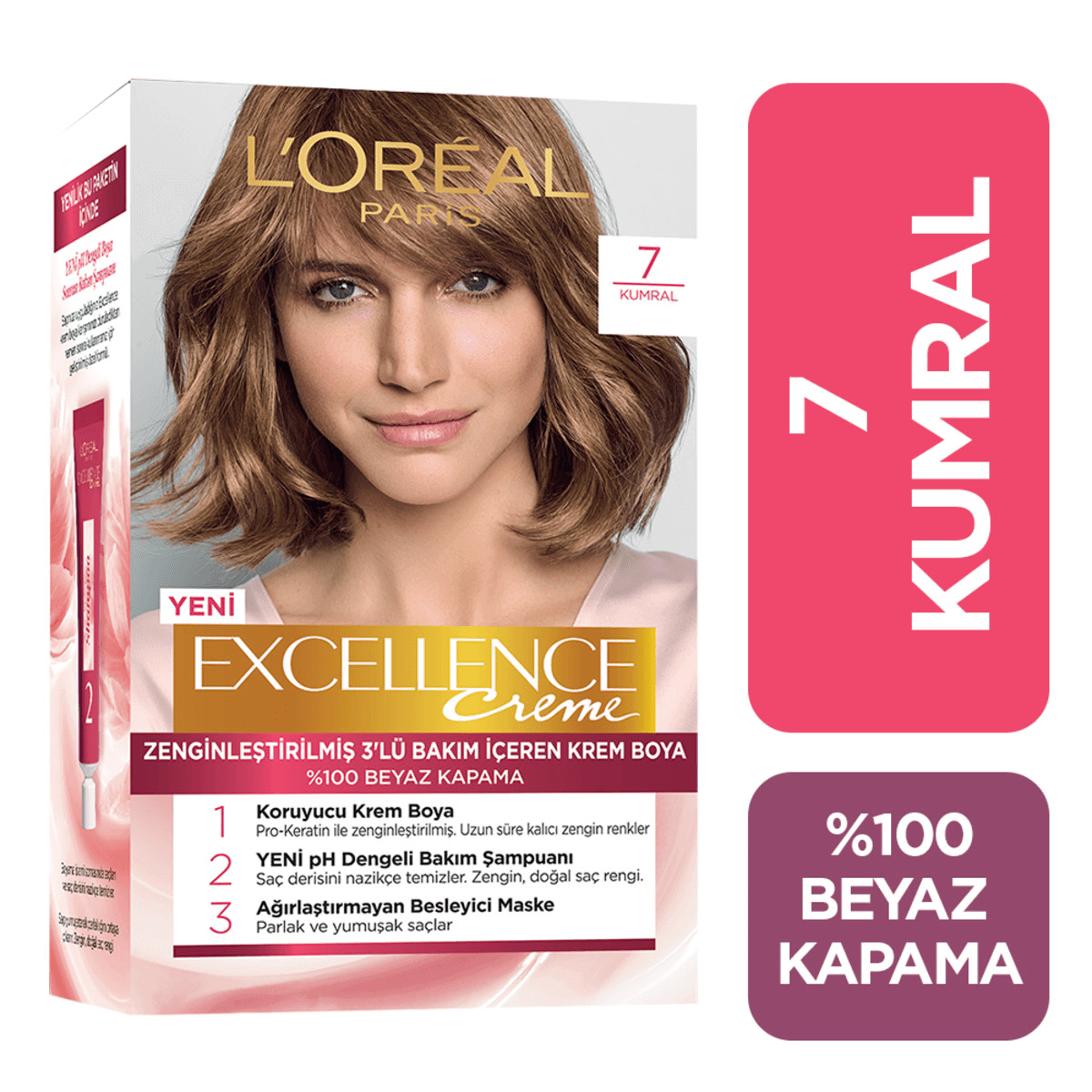 L'Oreal Paris Excellence Creme Saç Boyası 7 - Kumral