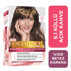 L'Oreal Paris Excellence Creme Saç Boyası 6.1 - Küllü Açık Kahve