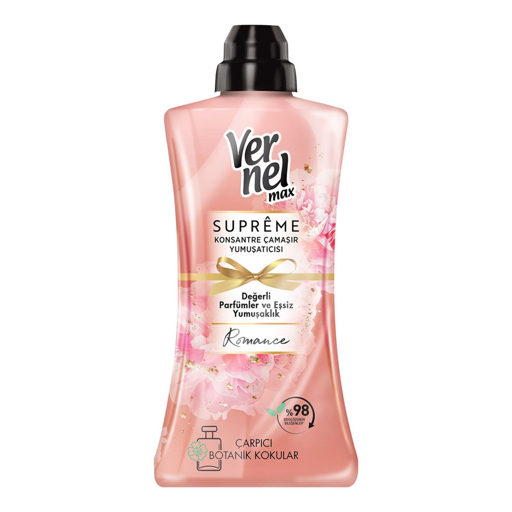 Vernel Max Supreme Romance Konsantre Çamaşır Yumuşatıcısı 1200 ml (50 Yıkama)