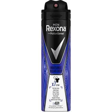 Rexona Men Erkek Anti-Perspirant Sprey Deodorant Invisible Ocean Deep 150 ml