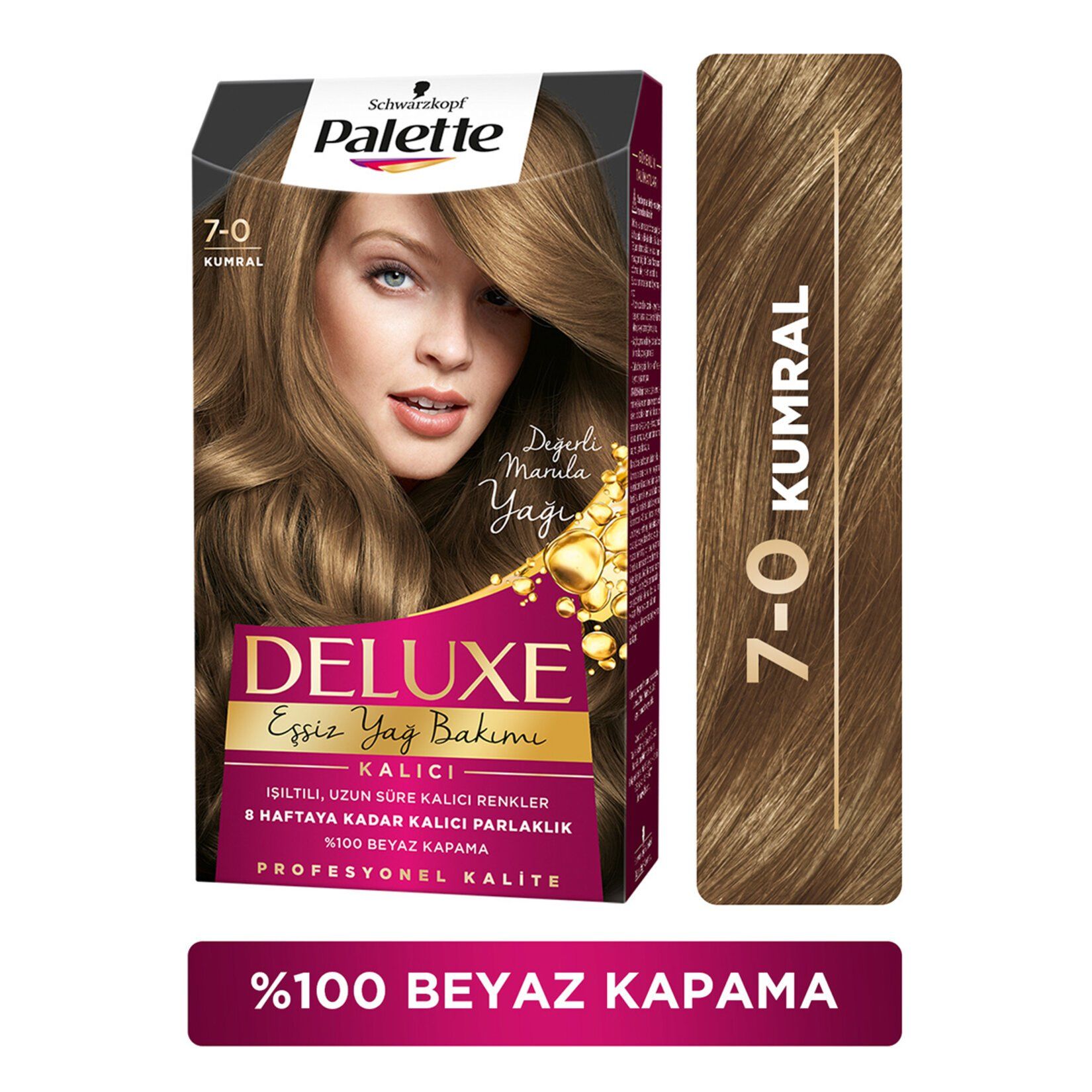 Palette Deluxe Saç Boyası 7-0 - Kumral