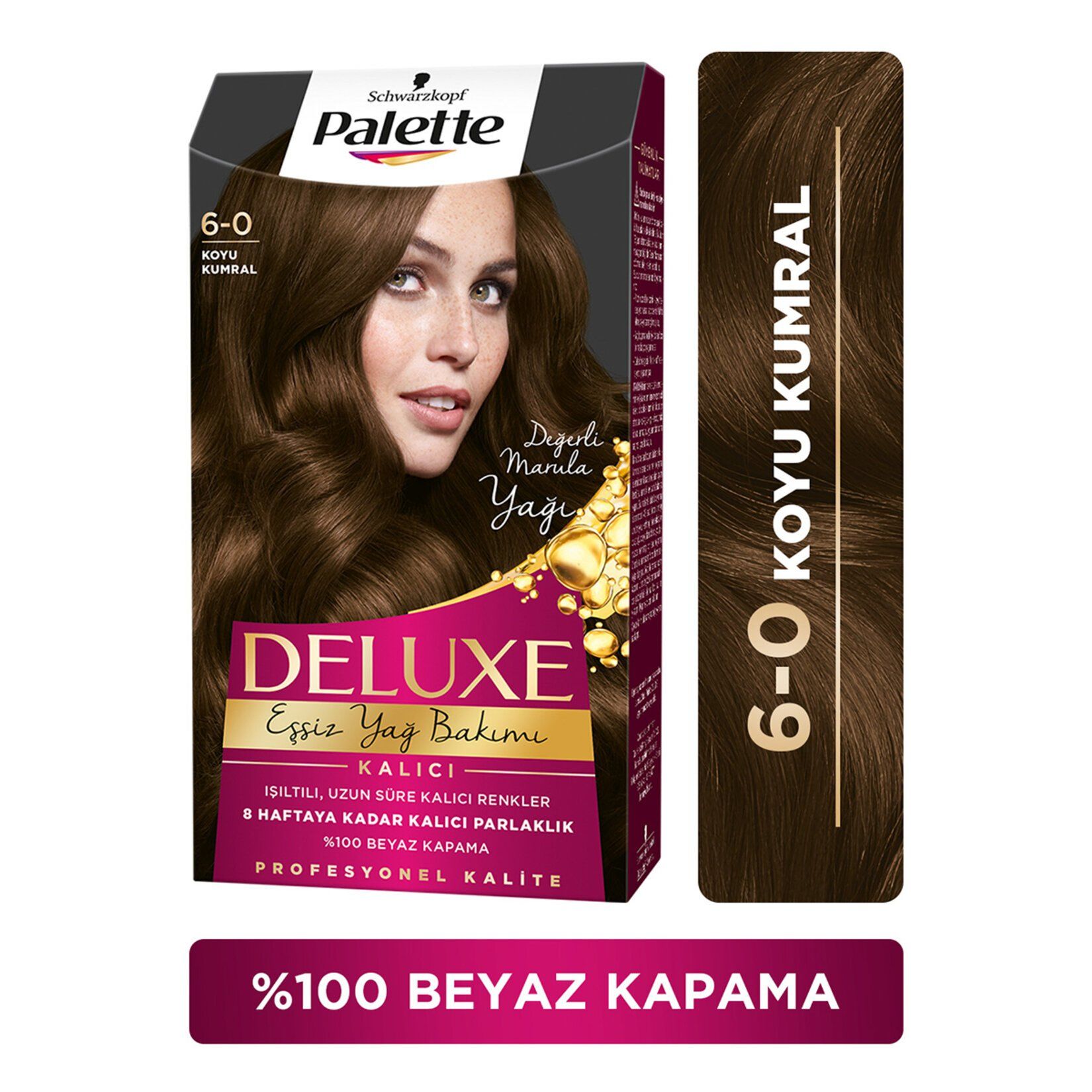 Palette Deluxe Saç Boyası 6-0 - Koyu Kumral