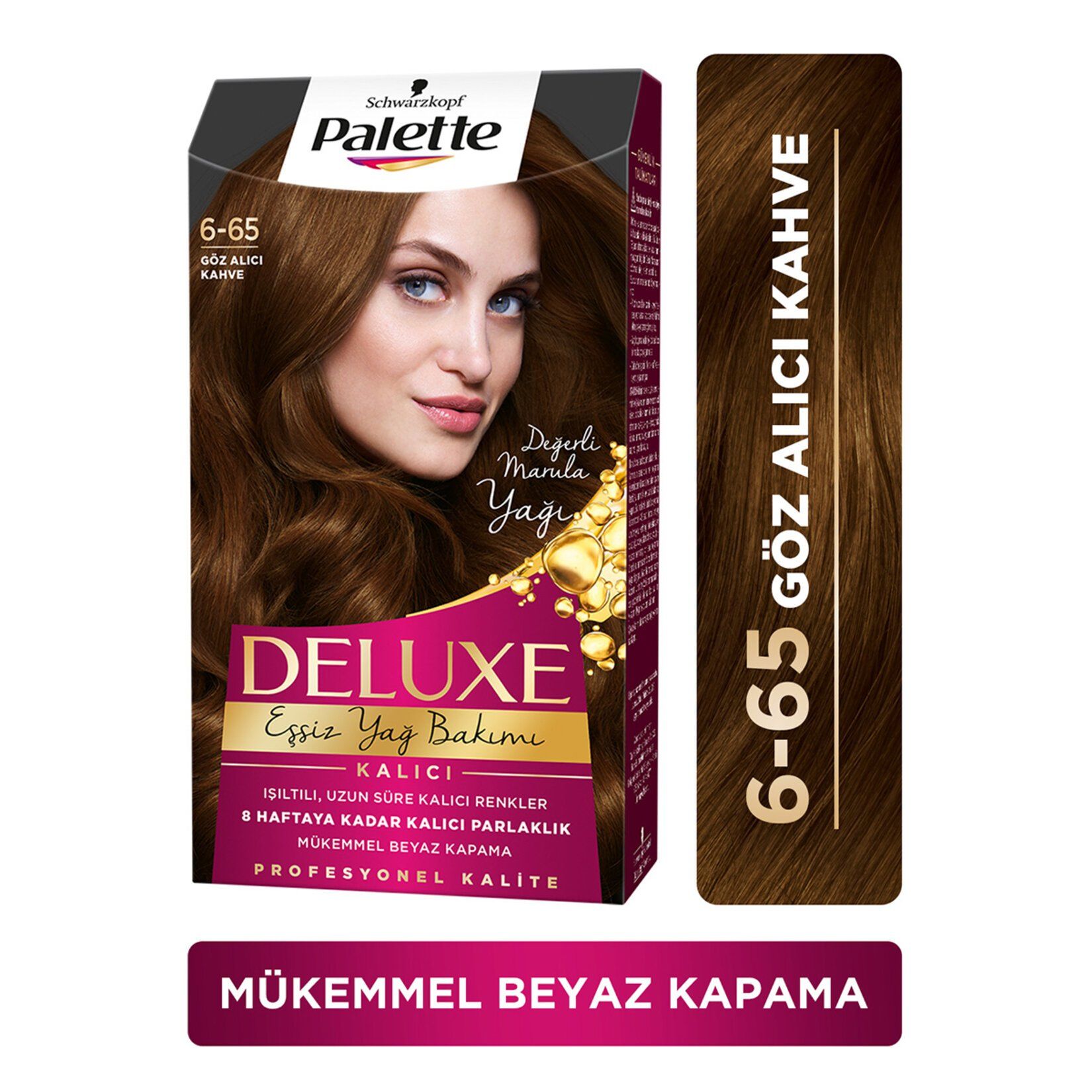 Palette Deluxe Saç Boyası 6-65 - Göz Alıcı Kahve