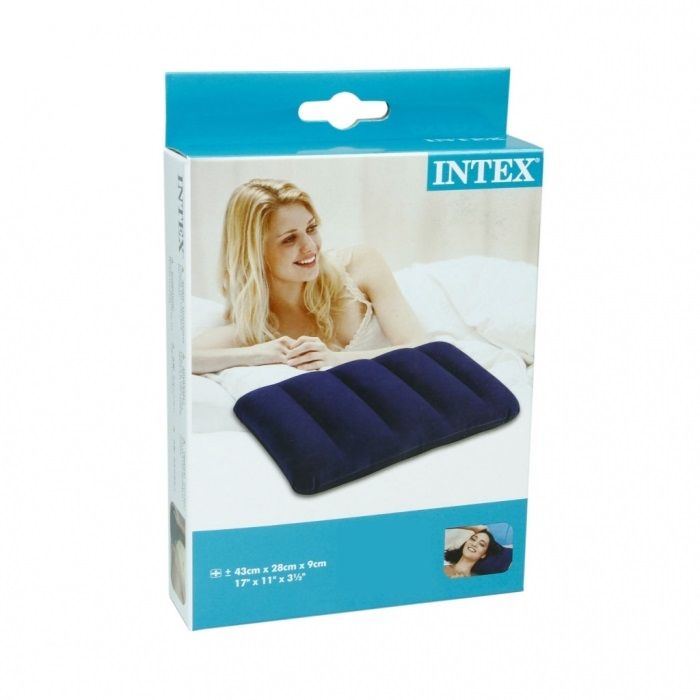 Intex Kadife Kaplı Şişme Minder-Yastık 43x28x9 cm - 68672