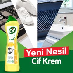 Cif Krem Yeni Nesil Yüzey Temizleyici Limon 500 ml