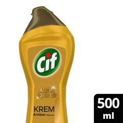 Cif Krem Yüzey Temizleyici Altın Işıltısı Amber Kokulu 500 ml