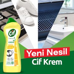 Cif Krem Yeni Nesil Yüzey Temizleyici Limon 750 ml