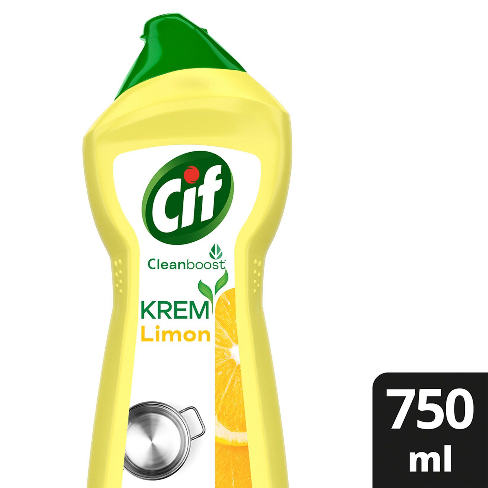 Cif Krem Yeni Nesil Yüzey Temizleyici Limon 750 ml