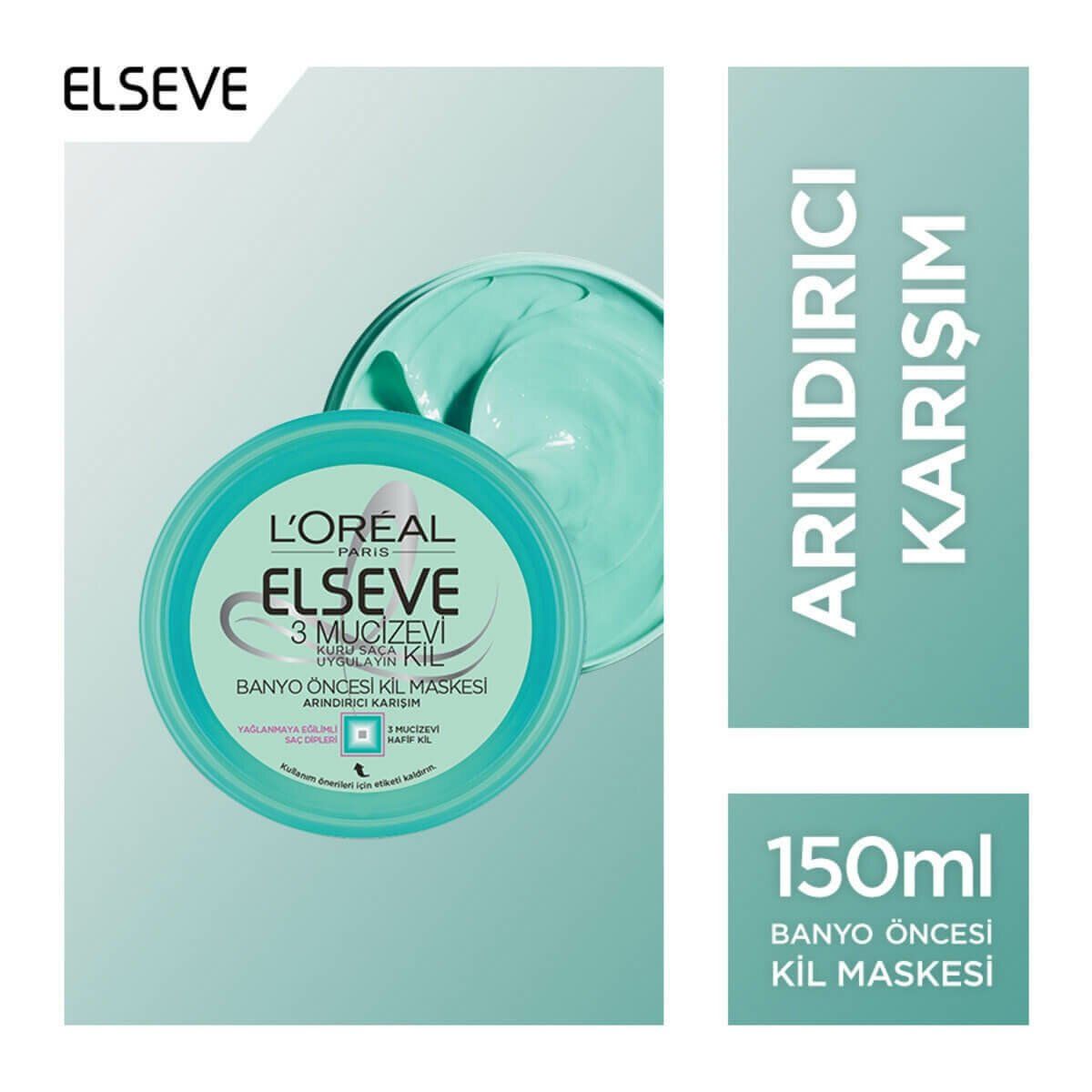 Elseve 3 Mucizevi Kil Maskesi 150 ml