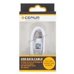 Cepium Hızlı Şarj Micro USB Şarj ve Data Kablosu 1.2 mt