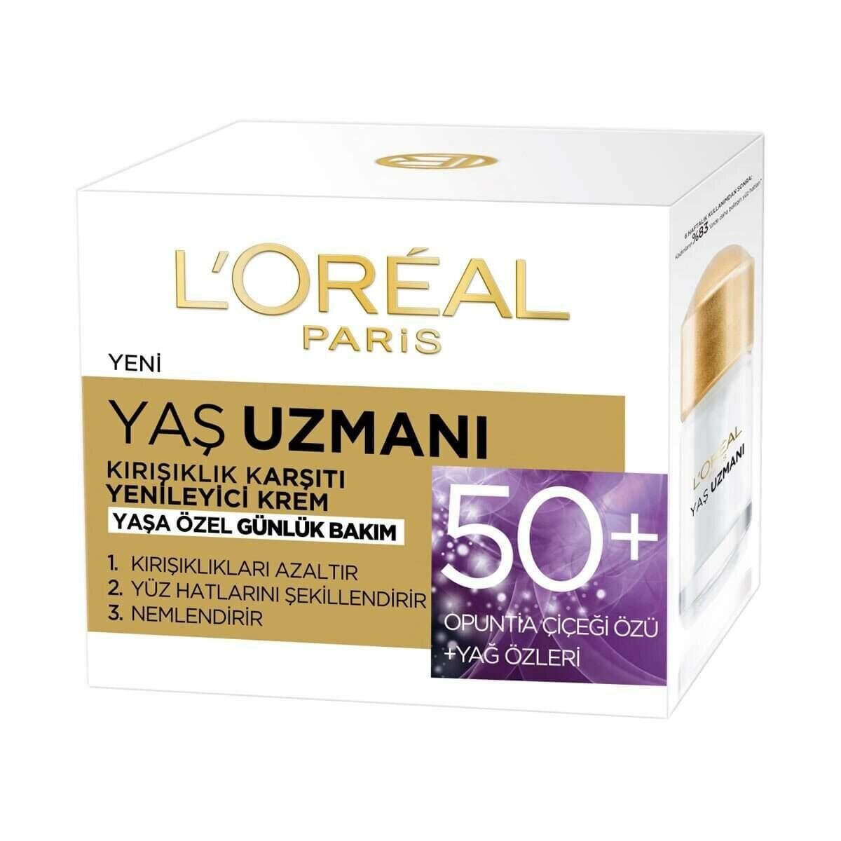 L'Oreal Paris Yaş Uzmanı Yenileyi Krem 50+ 50 ml