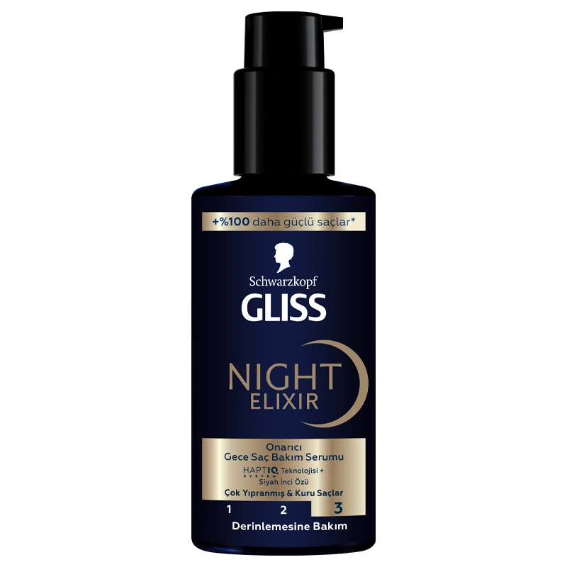 Gliss Night Elixir Onarıcı Gece Saç Bakım Serumu 100 ml