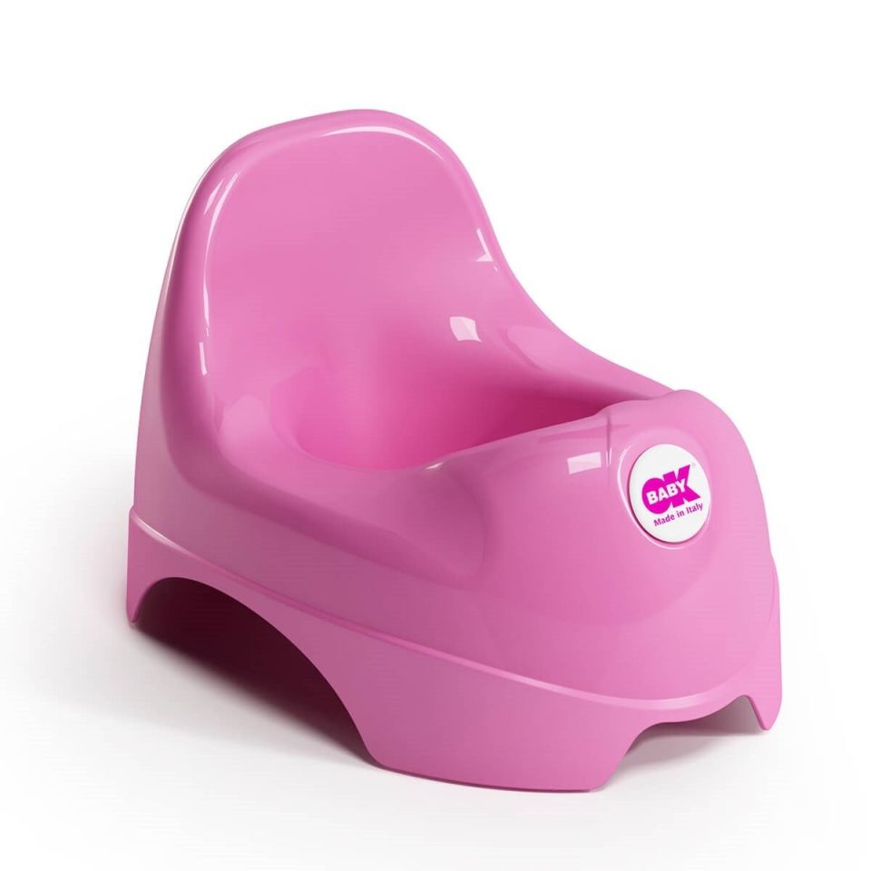 OkBaby Relax Eğitici Oturak / Canlı Pembe