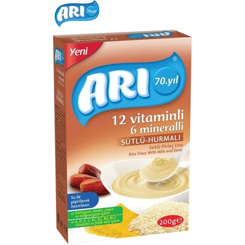 Arı Mama Sütlü Hurmalı 200 gr