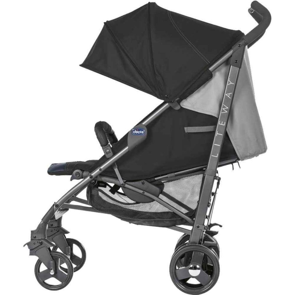 Chicco Lite Way 3 Top Baston Bebek Arabası - Siyah