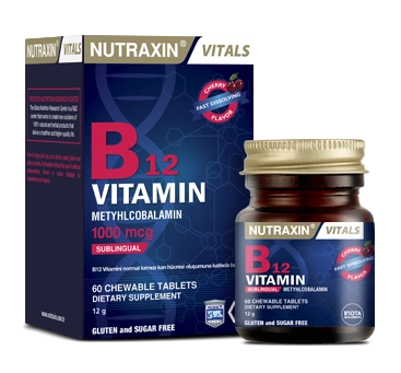 Nutraxin Vitals B12 Vitamin 60 Tablet