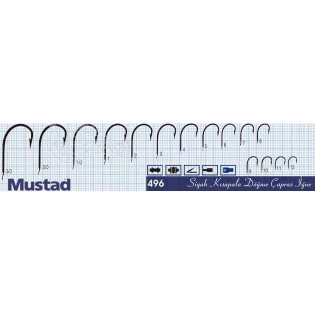 Mustad Olta İğnesi 496 50li